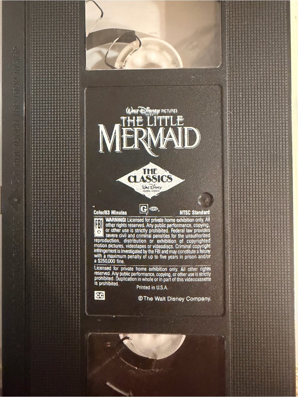 Disney’s The Little Mermaid VHS Black Diamond Classic Vintage - Picture 5 of 7